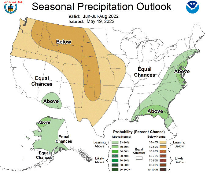 NOAA Predicts Dry West, Wet East, Higher Temps Everywhere