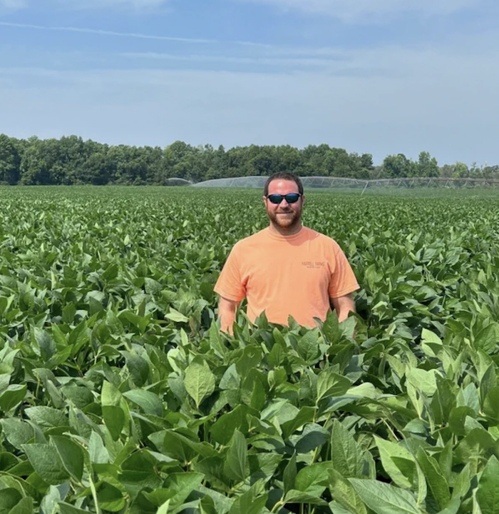 Alex Harrell achieves a record-breaking soybean yield of 218 bushels using strip-till technology