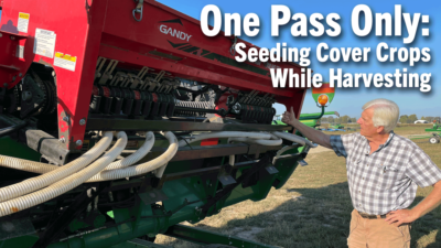 One Pass Only: Seeding Cover Crops While Harvesting